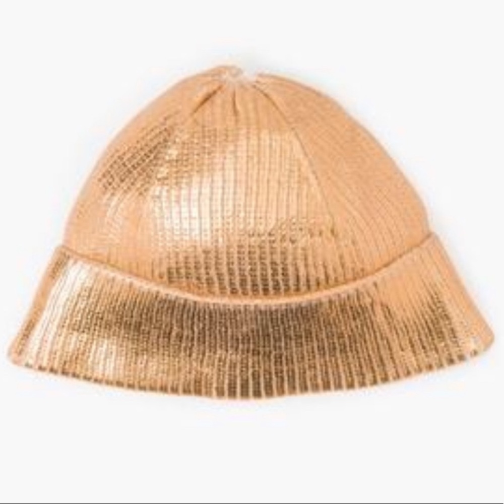 NWT Gymboree beanie Hat Rose Gold girls